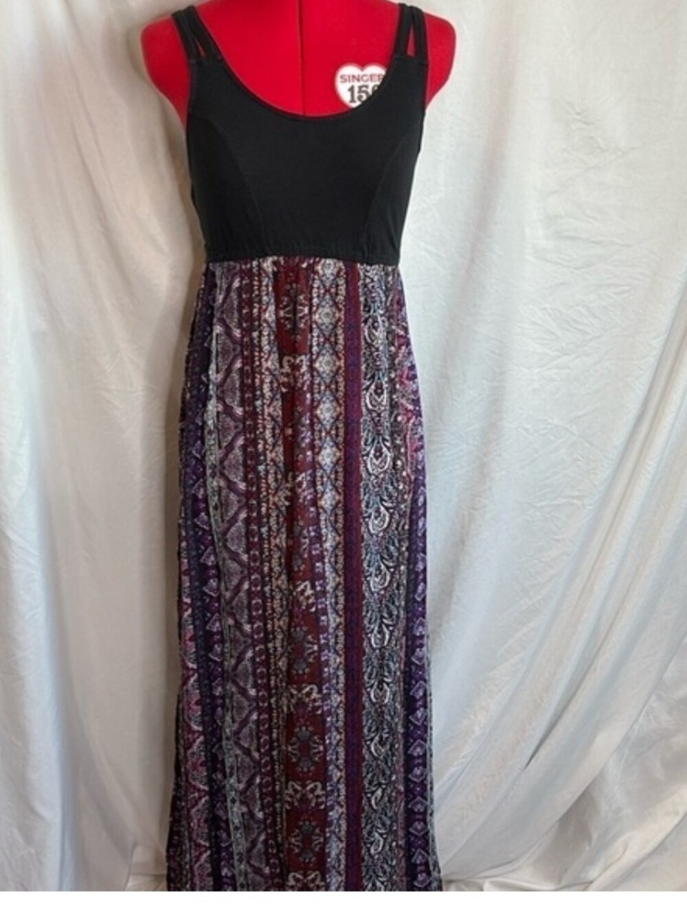 XS02 Warehouse one full length empire cut summer dress